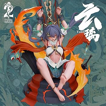 崩壊：スターレイル Arctic wolf ウンリ 雲璃 フィギュア Amazon.co.jp: 雲璃 ウンリ フィギュア 1/6スケール 塗装済み