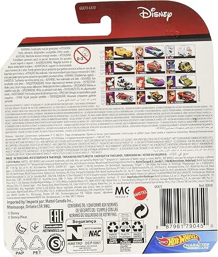 Miniatura 2 de Hot Wheels Coche de personajes del Rey León Timon, Serie 6, escala 1:64