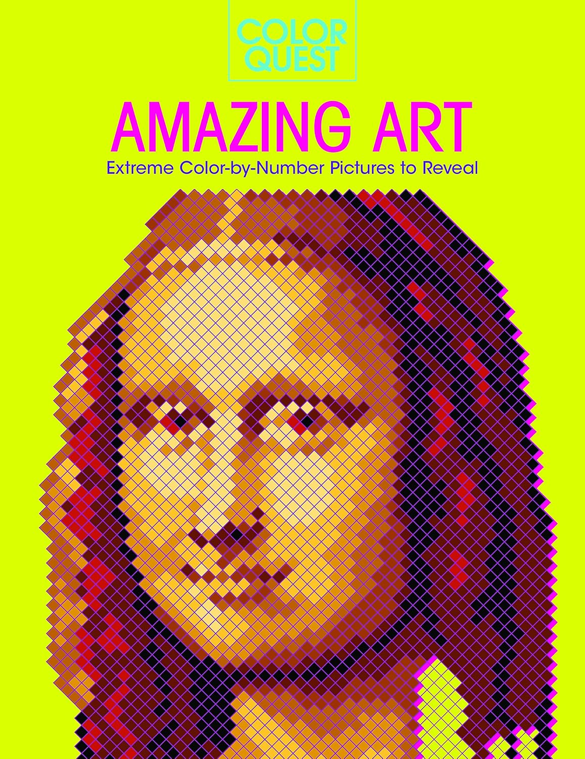 Amazon.com: Color Quest: Amazing Art: Extreme Color-by-Number Pictures ...