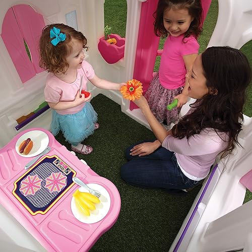 Miniatura 9 de Casa de juegos Step2 color rosa y blanco