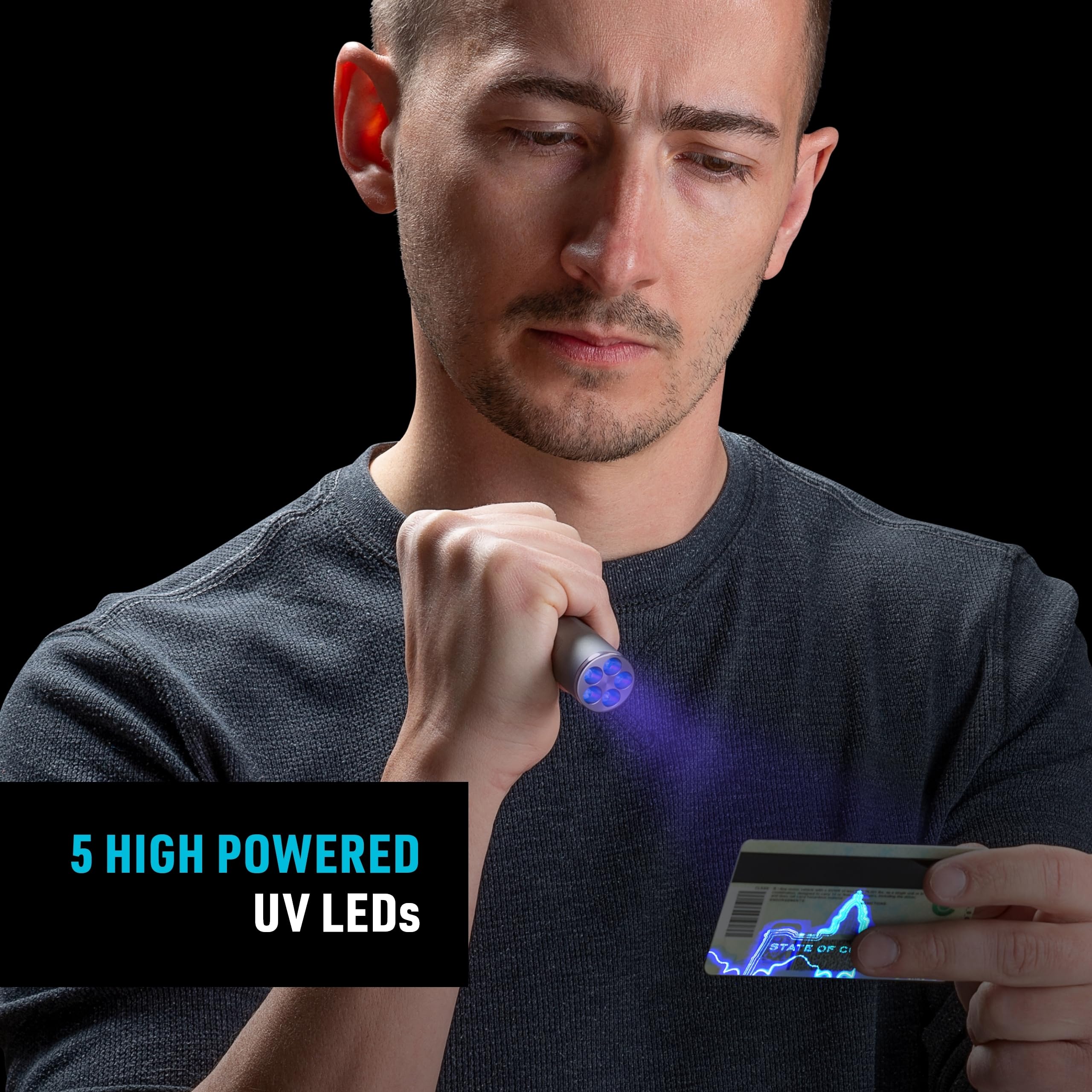 Nite Ize INOVA X5 UV LED Flashlight - Flashlight for ID Inspection