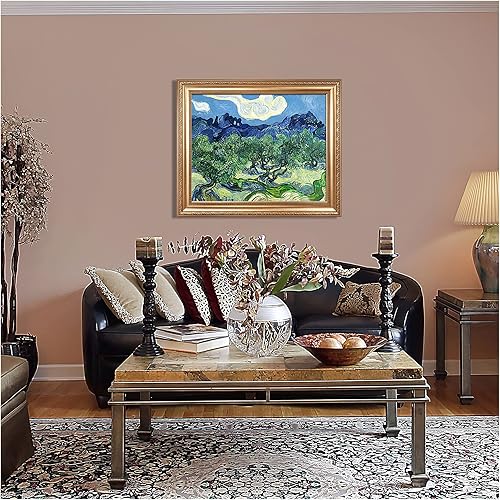 Miniatura 46 de A&T ARTWORK The Starry Night de Vincent Van Gogh. Tamaño del marco: 36 x 30 pulgadas, tamaño de la imagen: 30 x 24 pulgadas, reproducciones clásicas