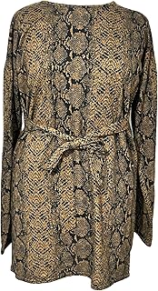 Imported snake print dress