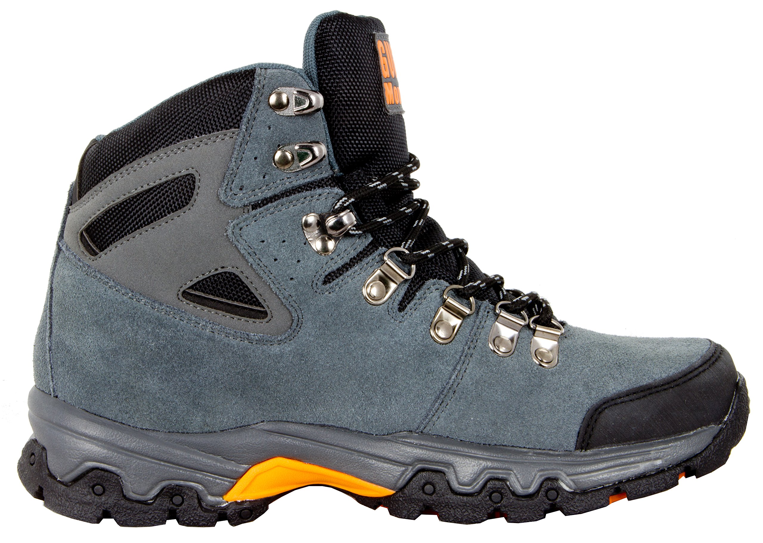GUGGEN Mountain M008v2 - Botas de montaña para hombre, botas de senderismo, para exteriores, trekking, gris, 40 EU