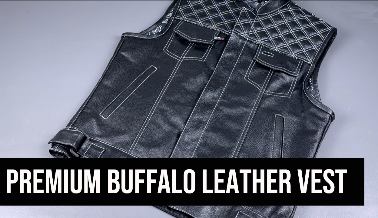 Amazon.com: Jackets 4 Bikes SOA Men's Motorcycle Vest, Geniune