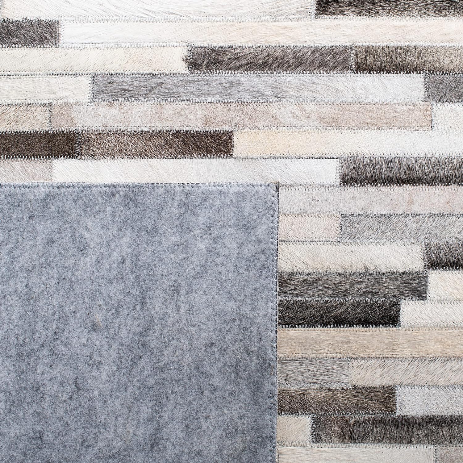 Leather Area Rug, Home Decor (8x10)