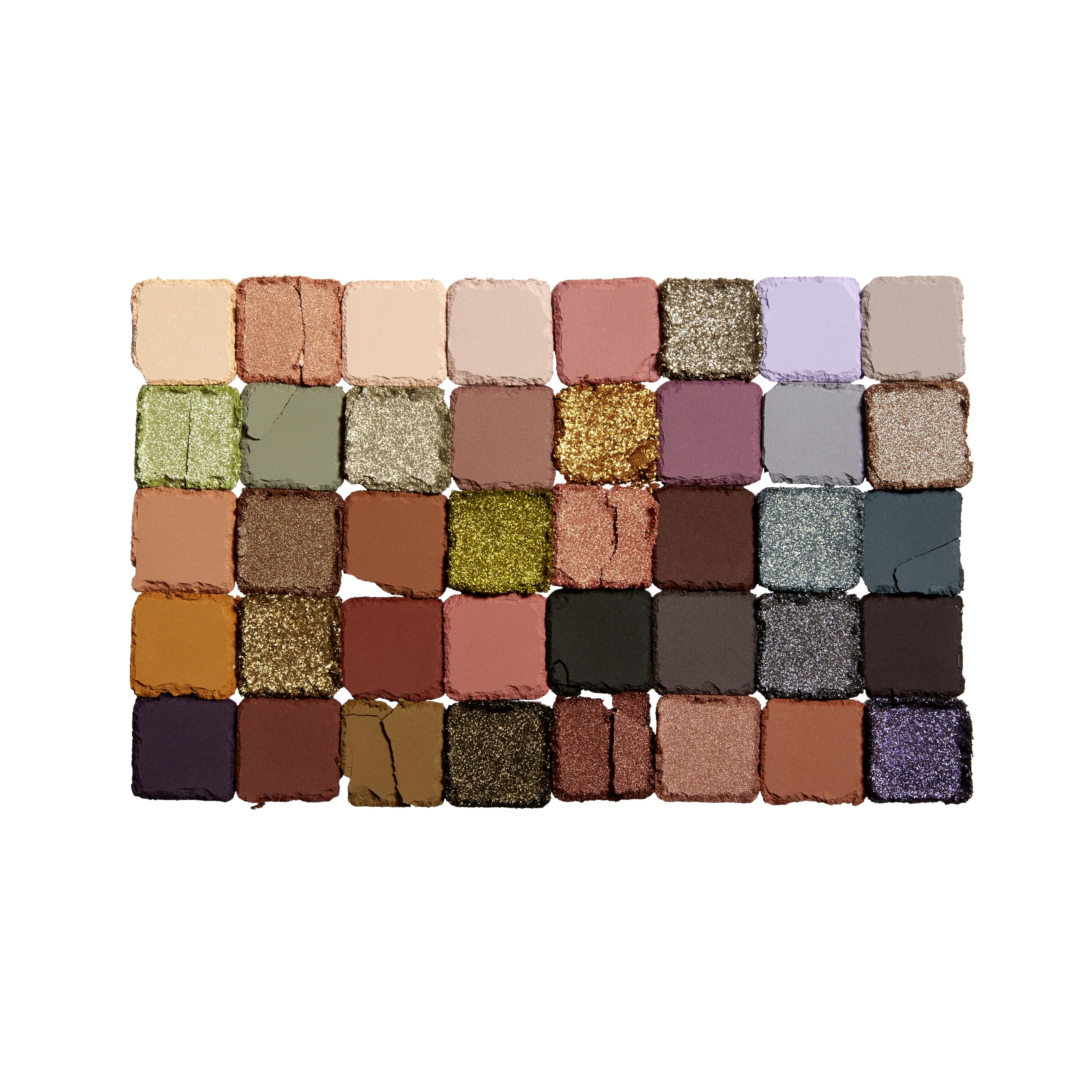 NYX Professional Makeup Lidschattenpalette, Ultimate Shadow Palette, Gepresster Puder Lidschatten, 40 Farbtöne, Matt, Satiniert, Metallic, Farbton: Ultimate Utopia