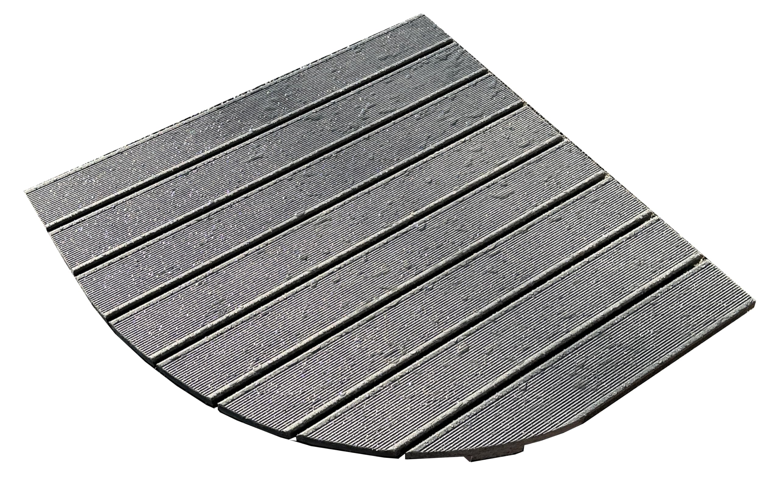 Plateau de douche d'angle haut de gamme gris 64 cm durable