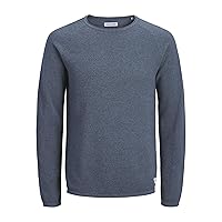Jack & Jones Jjehill Knit Crew Neck Noos, Miraggio Blu