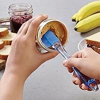 Vista 6 de Set de Espátula de silicona WiltonEasy Flex de 3piezas, Paquete de 2, Azul