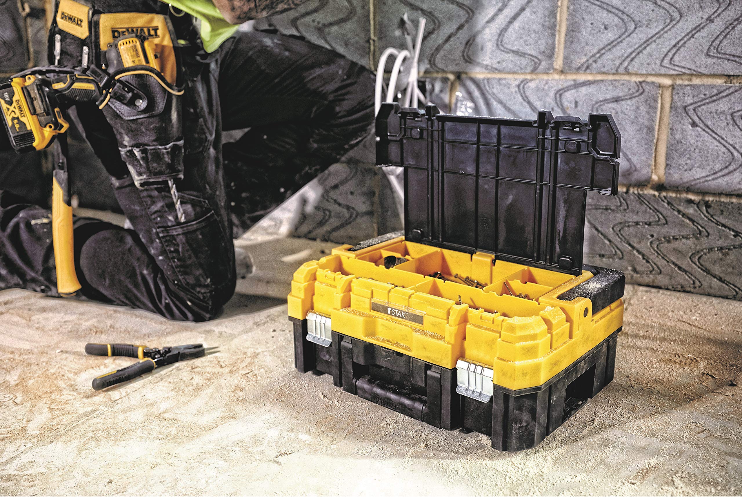 Amazon | デウォルト(DeWALT) TSTAK オーガナイザートップ 工具箱 収納