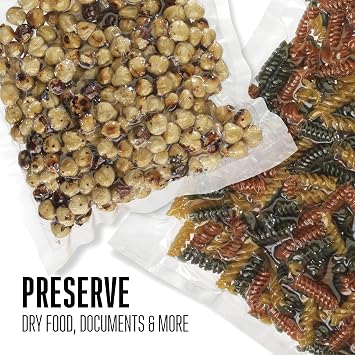 Weston Vacuum Sealer Bags, 2 Ply 3mm Thick, for NutriFresh, FoodSaver & Other Heat-Seal Systems, for Meal Prep and Sous Vide, BPA Free, 15 x 18 (Extra Large), 100 Count, Clear