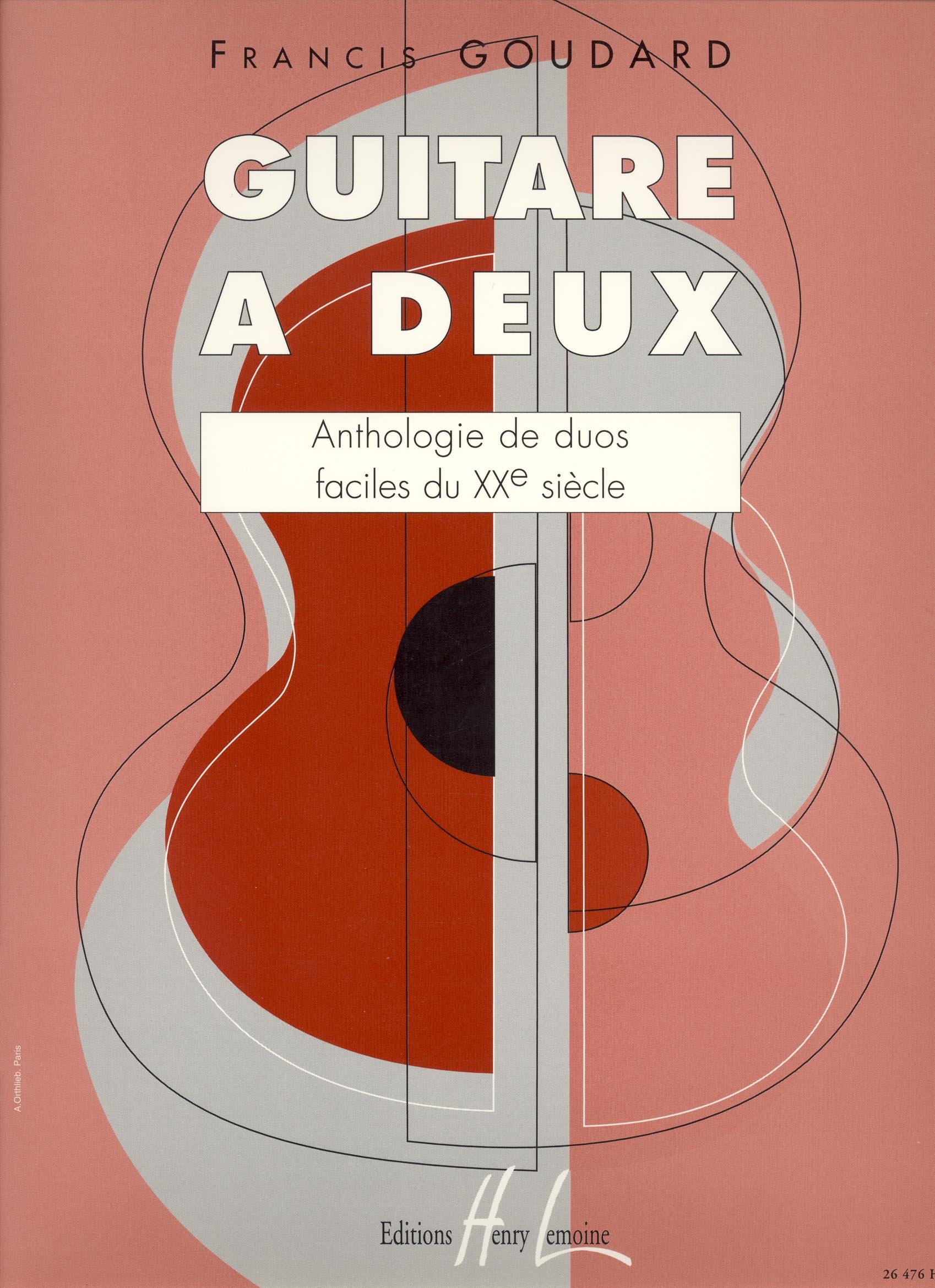 Guitare à deux anthologie de duos facile du 20ème siècle pour jouer en famille