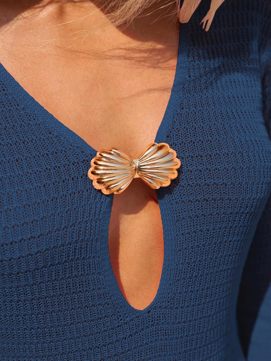 ANRABESS Women Beach Cover Ups 2026 Summer Crochet Knit Swimwear Mesh Bathing Suit Hollow Out Dress Swimsuit Vacation Clothes - Image 5