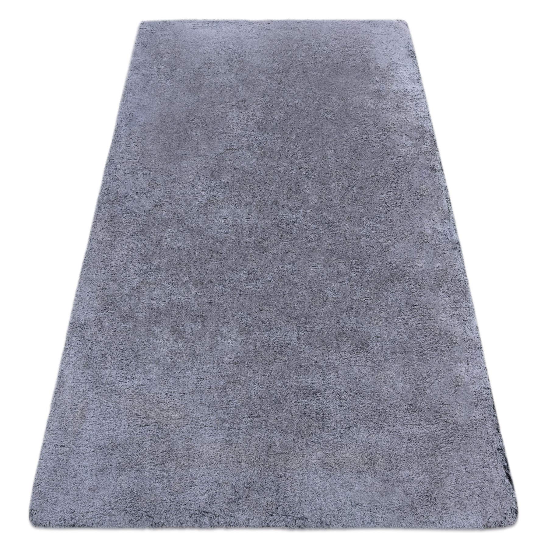 Tapis lavable lapin shaggy épais pour éviter les glissades des enfants