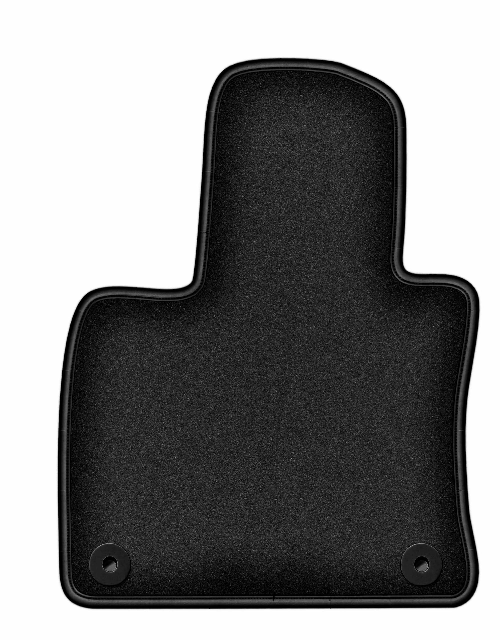 Tapis de sol Hongqi EHS9 en velours noir avec envers caoutchouc - 8