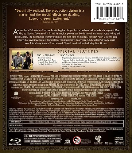 Miniatura 2 de The Lord of the Rings The Fellowship of the Ring Blu-ray