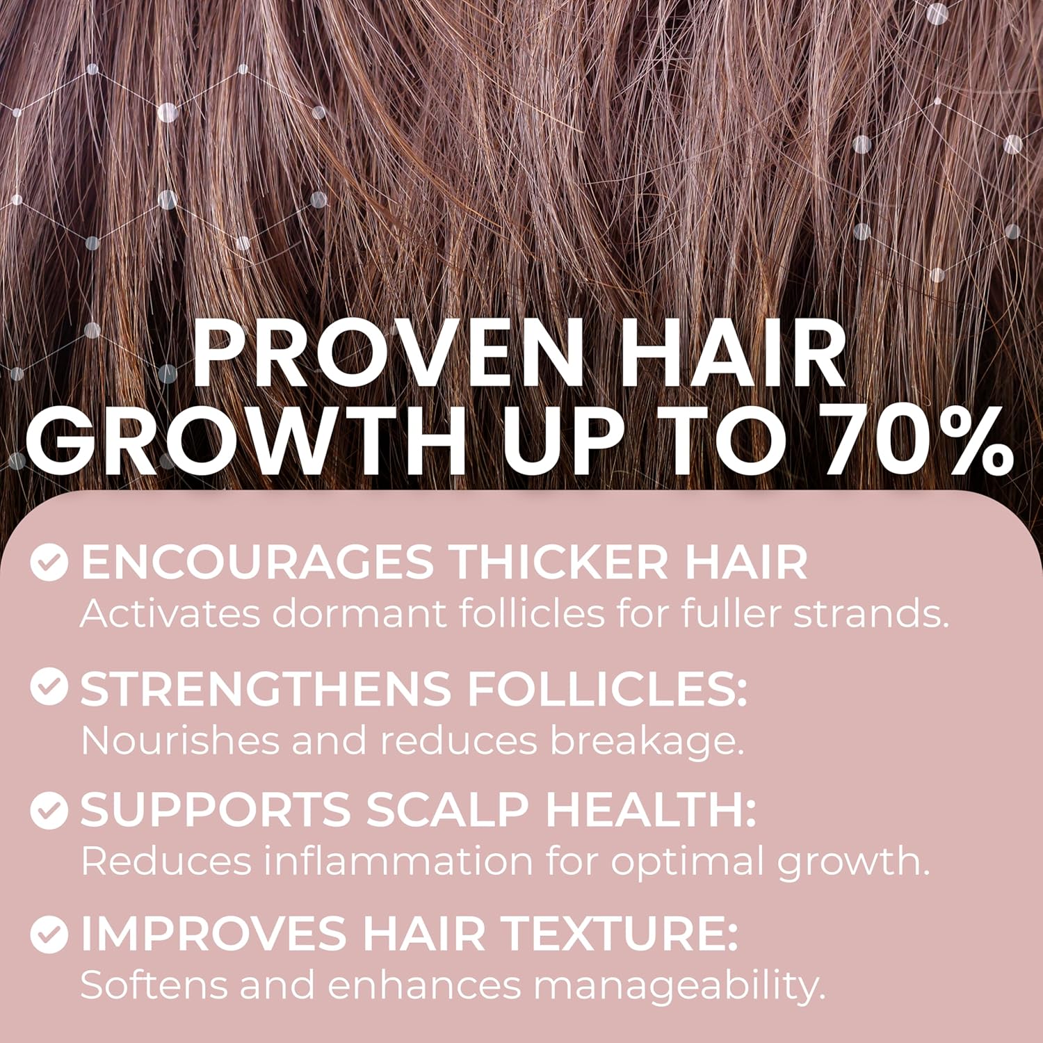 Hair Growth Vitamins Hair Growth Supplements For Women | Supports Thickness And Strength | Helps Reduce Breakage And Thinning | Promotes Healthy Scalp Function | 60 Capsules - Image 5