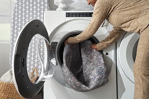 Miniatura 4 de Nicole Curtis Alfombra bohemia lavable a máquina, serie 1, de 5.3 x 7.3 pies, fácil de limpiar, no se desprende, para dormitorio, sala de estar,