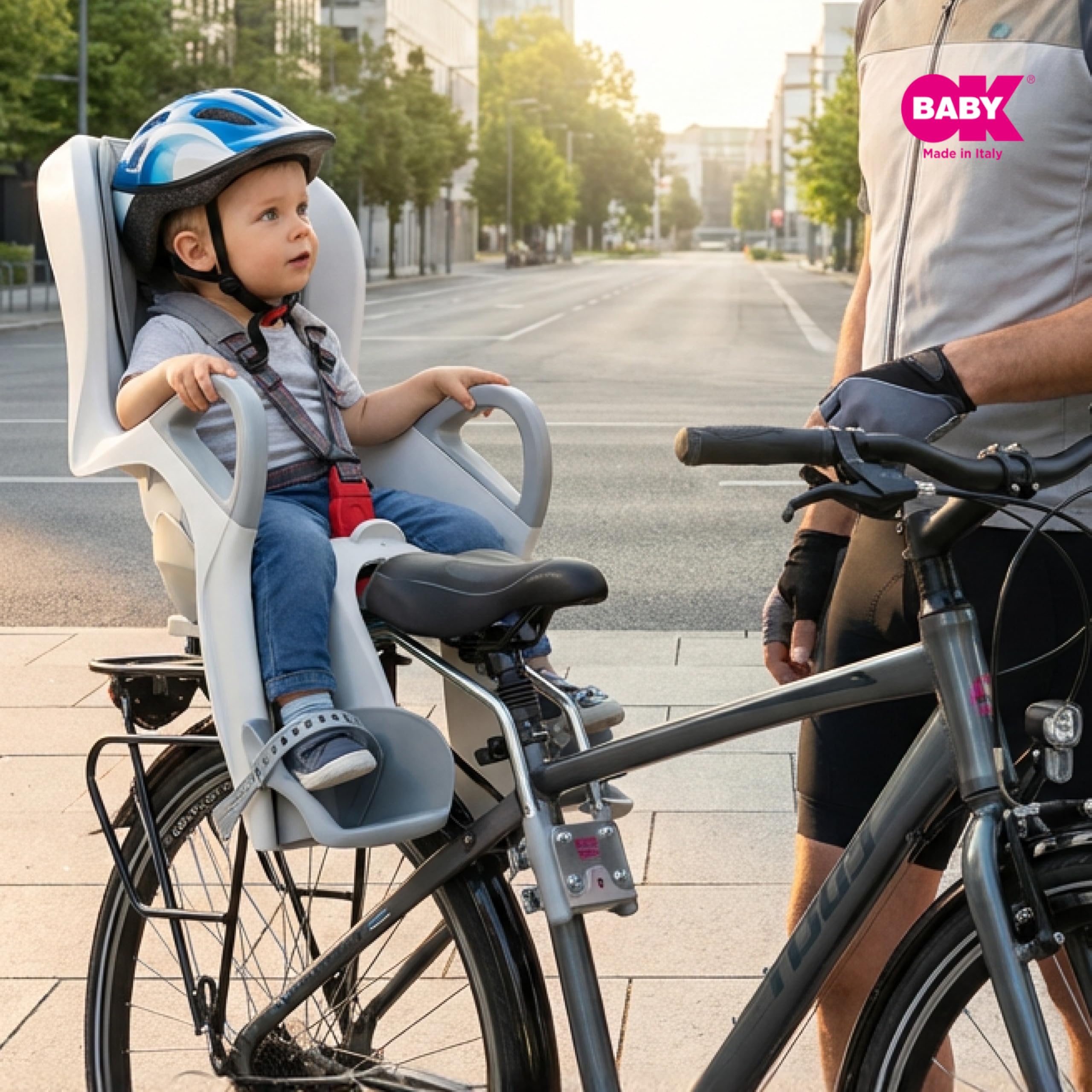 OKBABY 10+ Siège Vélo Arrière Enfants Inclinable 22 kg