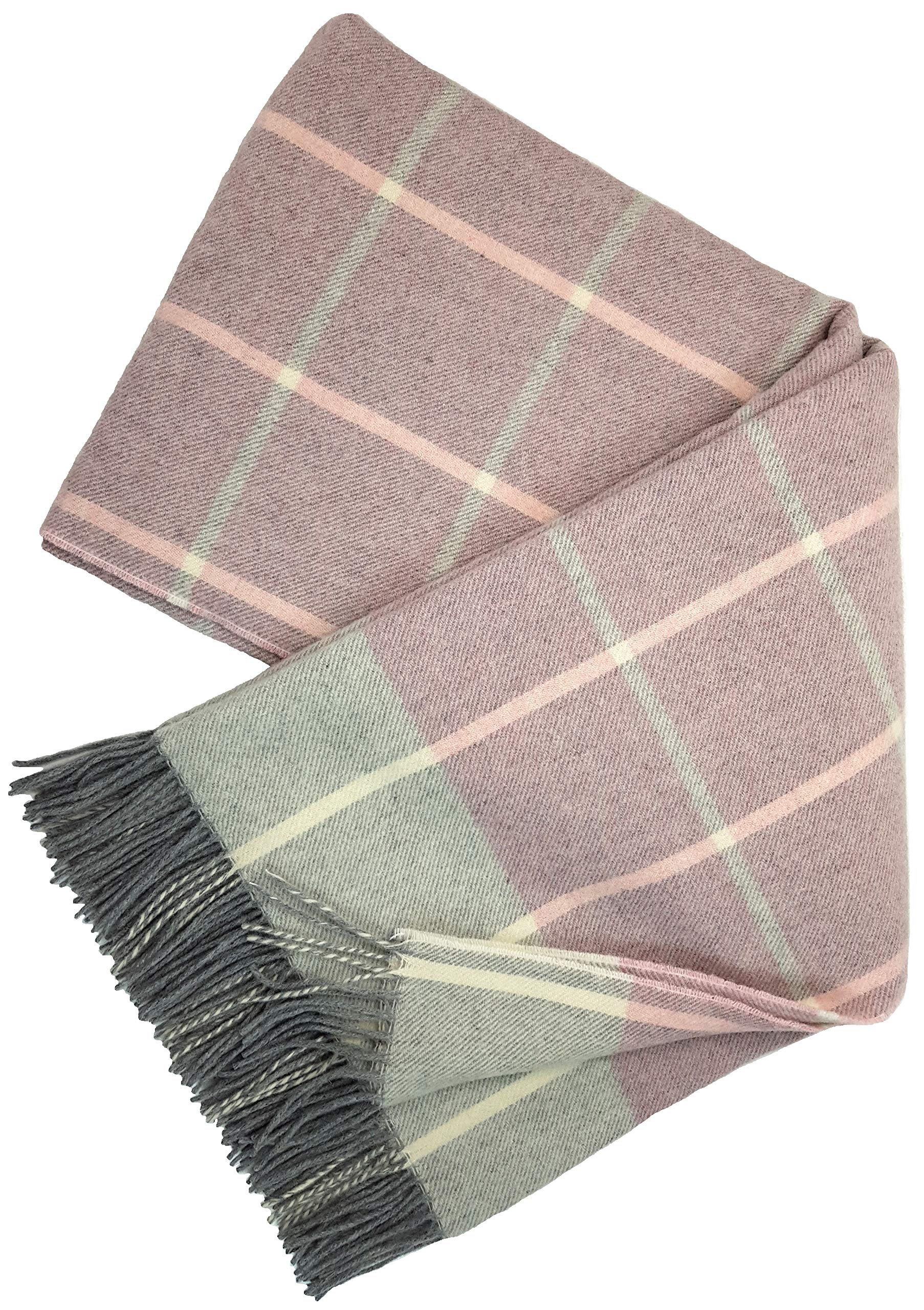Wol-kasjmier Deken - Sava | Luxe Plaid Wol-kasjmier Deken - Sava | Luxe Plaid