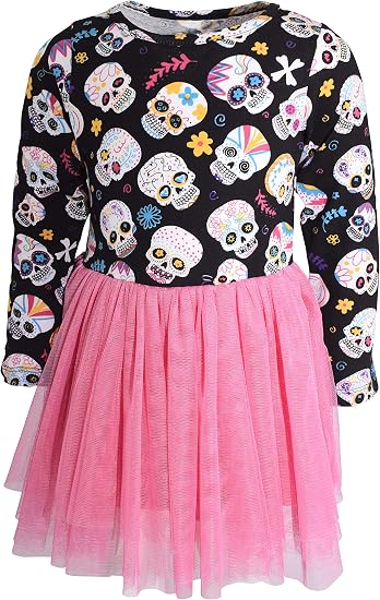 Girls Long Sleeve Tulle Tutu Dresses for Kid and Toddler
