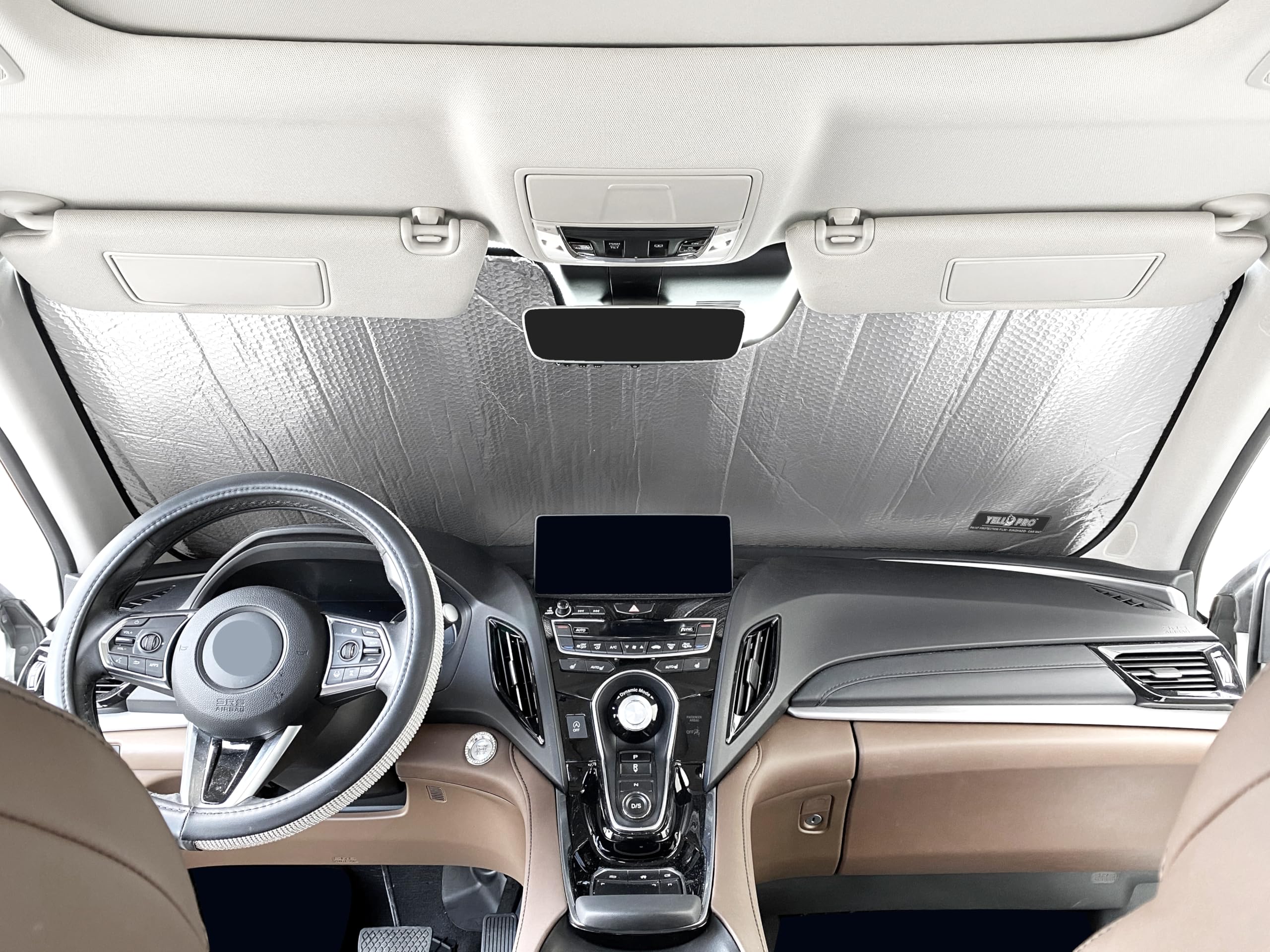 EPHIIONIY YelloPro - Parasol Reflectante para Parabrisas Delantero de Coche con protección UV Reflectante, para 2019 2020 Acura RDX SUV, Tech, A-Spec, Advance SUV