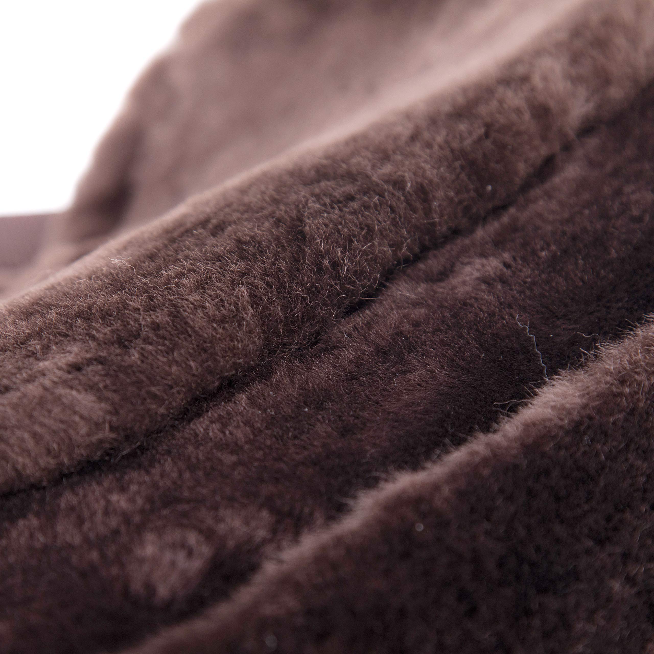 Lambskin Half pad - Cuscino da sella in pelliccia di agnello Marrone (M)