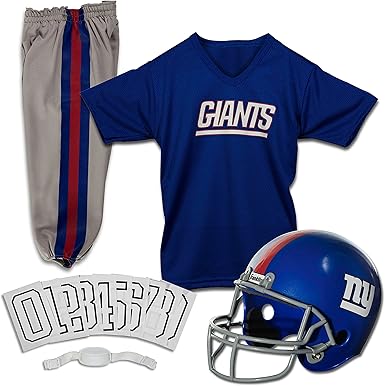 Franklin Sports New York Giants Kids Football Uniform Set Nfl Youth Football Costume For Boys Girls Set Includes Helmet Jersey Pants Small Amazon Co Uk Toys Games Franklin Sports New York Giants Kids Football Uniform Set Nfl Youth Football Costume For Boys Girls Set Includes Helmet Jersey Pants Small Amazon Co Uk Toys Games