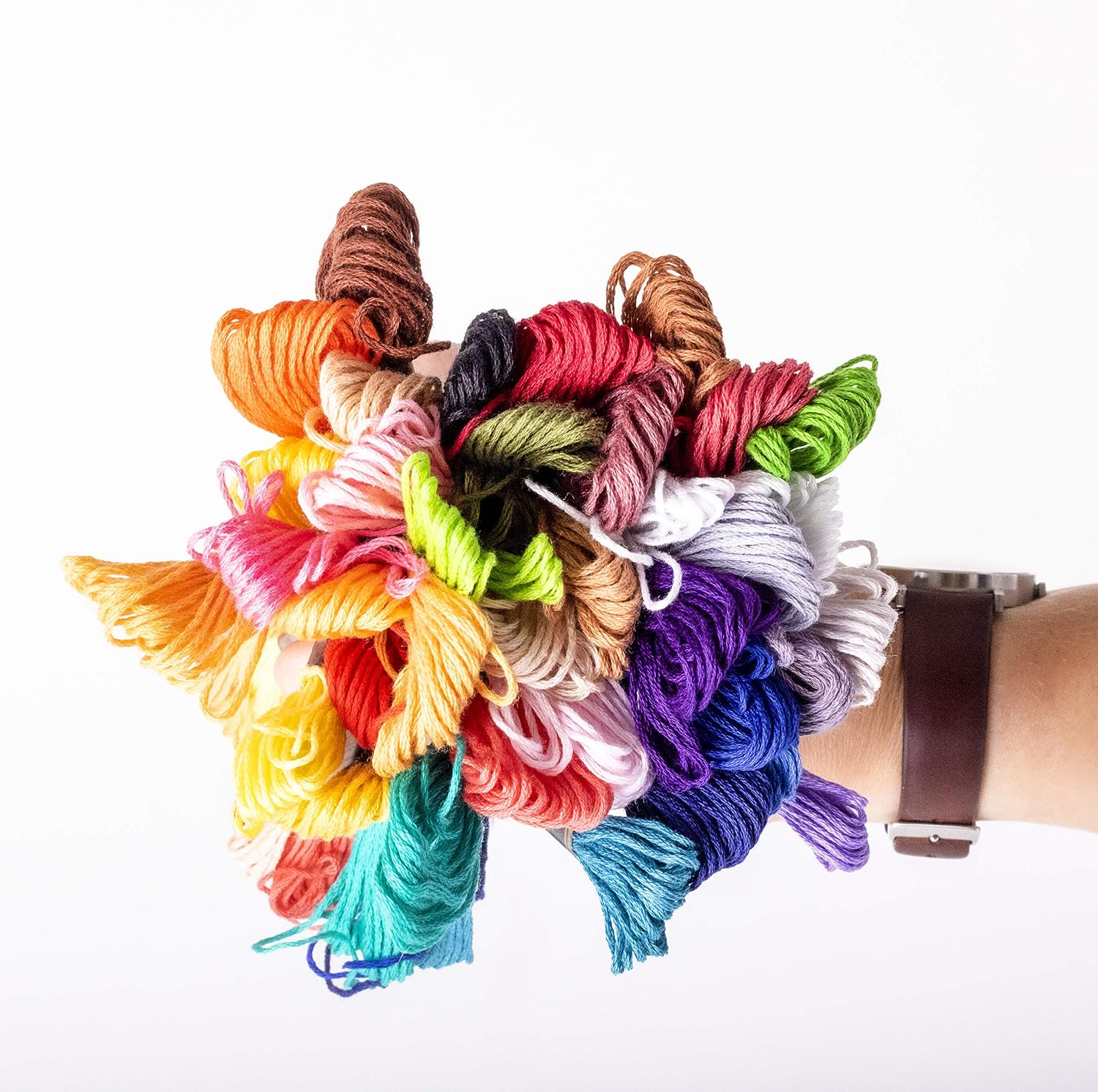 Premium Embroidery Floss Thread Pack, Brights, 8 metre lengths, 36 pack - Image 4