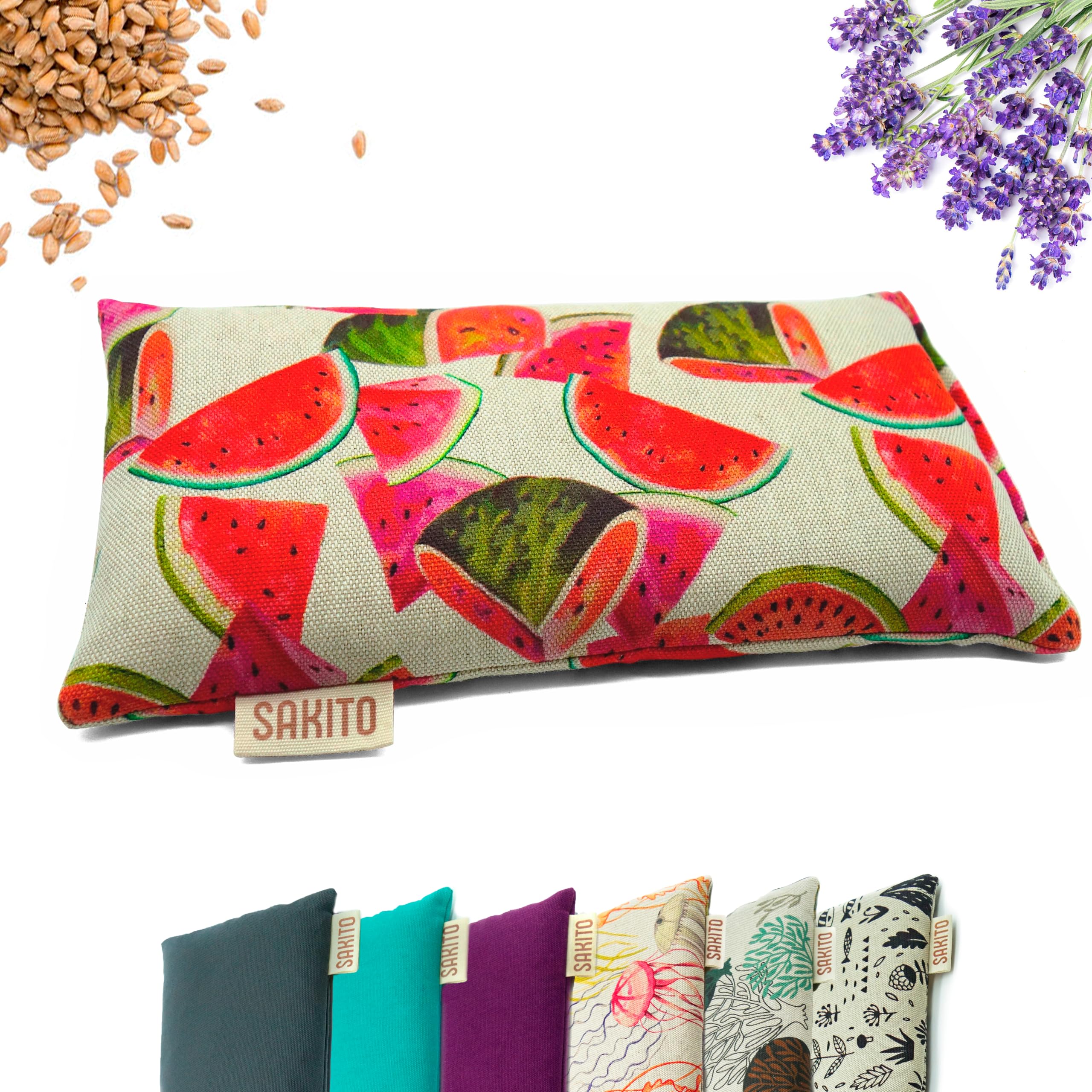 Bouillotte Micro-onde (25x12 cm) - Coussin Chauffant Naturel pour les Douleurs Menstruelles - Utilisation Chaude ou Froide - Grande Rétention de Chaleur - Parfum Lavande