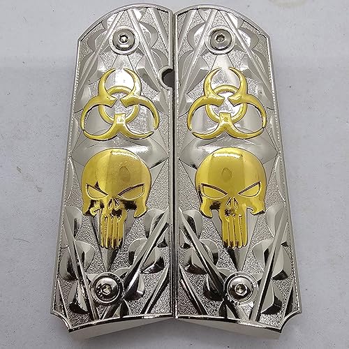 Miniatura 8 de Puños de tamaño completo 1911 para modelos estándar del gobierno 1911 Ambi Safety Cut