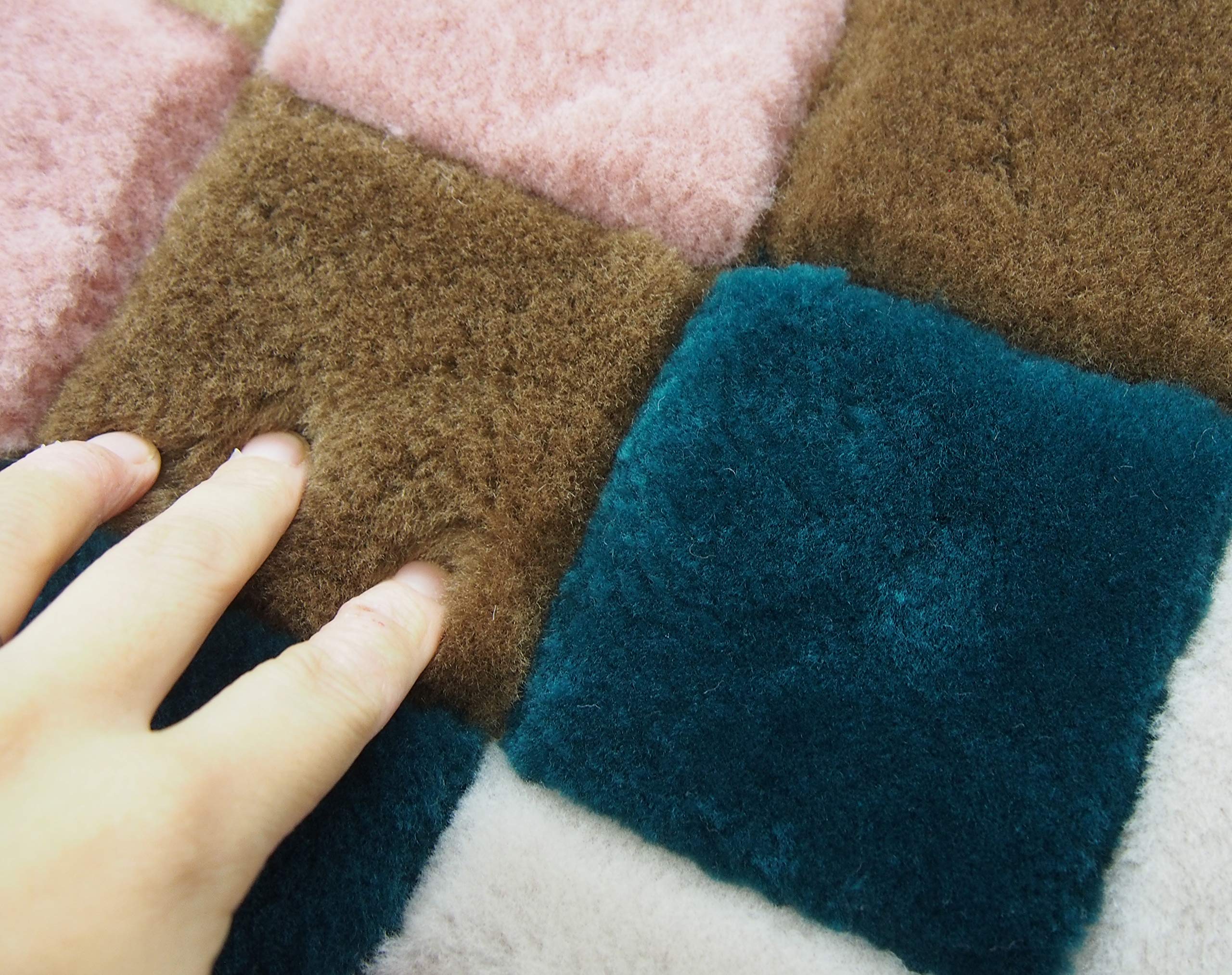 ムートン ラグ カーペット YDR12000 約140×200cm【約2畳】パ