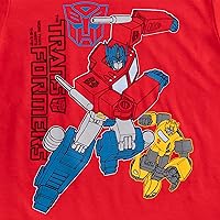 Vista 5 de Transformers Hasbro - Paquete de 3 camisetas de manga corta para niños pequeños