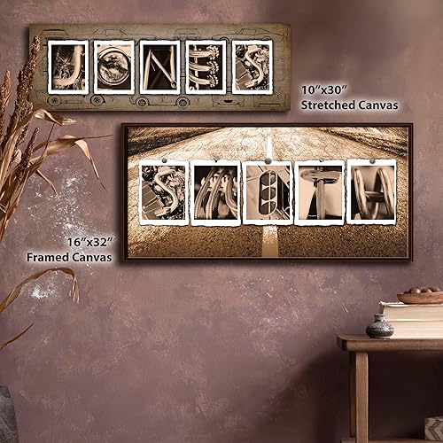 Vista 2 de Personal Prints Impresión artística con nombre personalizado de motocicleta Regalo personalizado para Harley Davidson o motorista Bloque