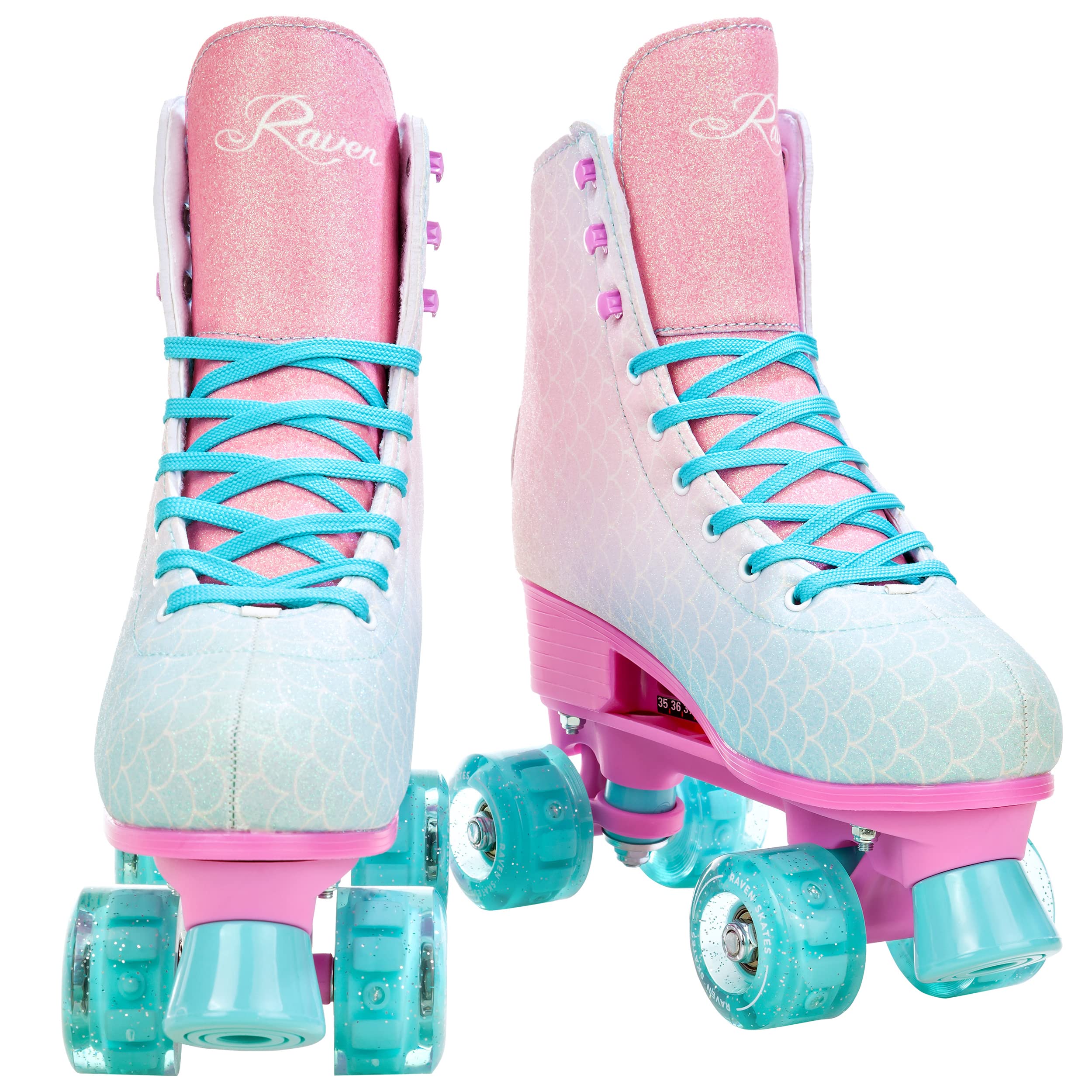 Raven Patins à roulettes réglables pour Enfants, Adultes, Filles, Femmes