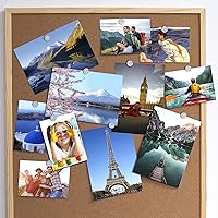 Vista 7 de PAGOW 20 pines de diamantes de imitación para tablón de anuncios de corcho, tachuelas de pulgares, tachuelas de diamante transparente para escuela