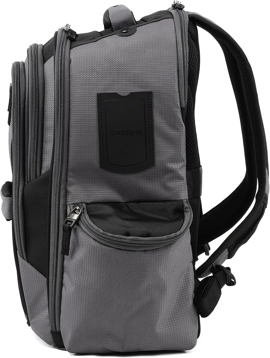 Travelpro Bold Lightweight Rugged Backpack, Fits up to 15.6 inch laptop and tablet sleeve, Grey/Black