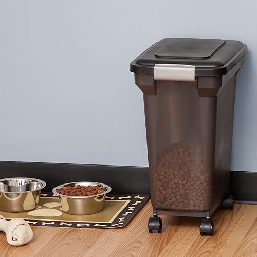 Miniatura 5 de Iris Premium Pet Almacenamiento de Alimentos hermético), color negro