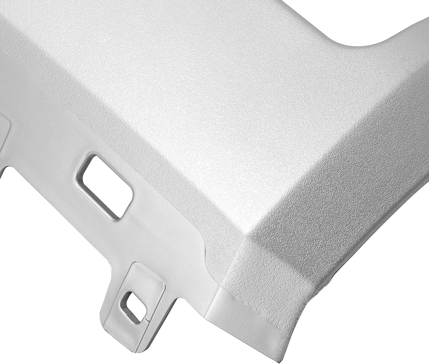 KUAFU Front Bumper Skid Plate Compatible with 2014 2015 GMC Sierra 1500 Painted Silvery Plastic Replacement for GM1053100 GM1053102 22902312