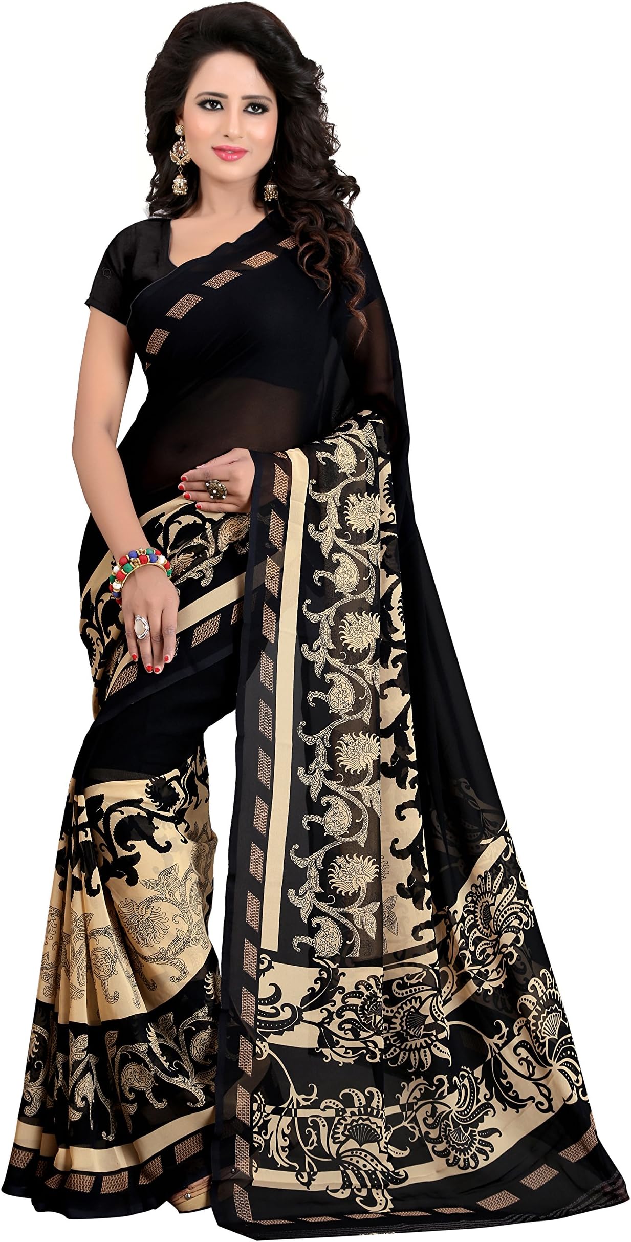Winza Designer Printed Sarees for Women Collection 2022 Cotton (Latest Fancy Party Stylish 2021_Multicolour)
