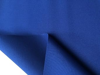 Royal Blue Plain DRALON Outdoor Fabric Solid Acrylic Teflon Waterproof Upholstery Material for Cushion Gazebo Beach - 125" Extra Wide Sold by the Yard