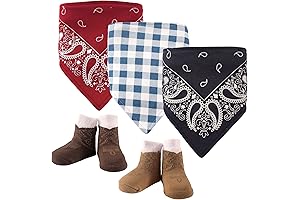 Hudson Baby Unisex Baby Cotton Bib and Sock Set: A Must-Have for...