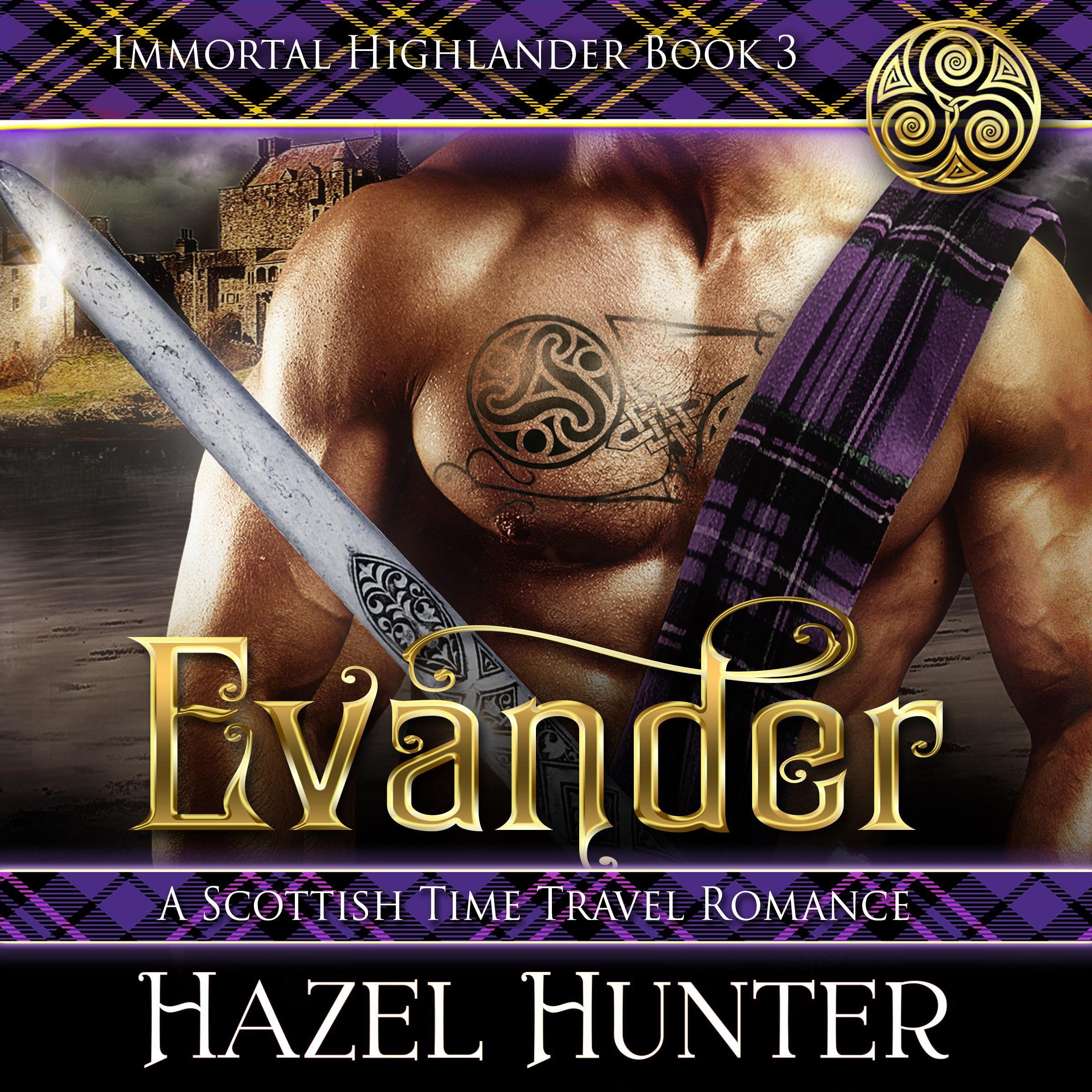 Cover art for Evander: A Scottish Time Travel Romance