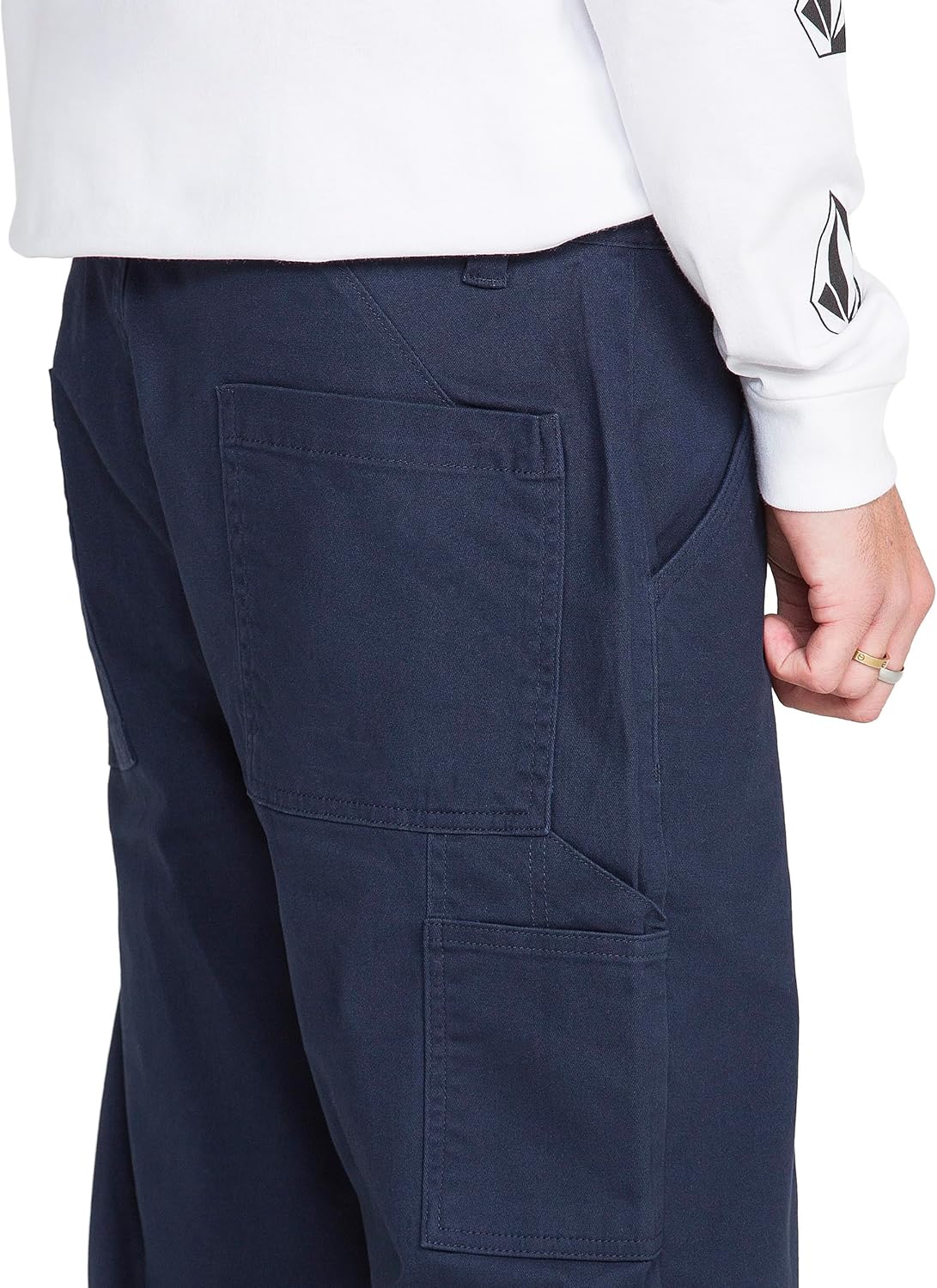 Volcom Mens Tustin Utility Workwear Pant – Durable Cotton Twill Pants with Utility Cargo Pockets - Image 4