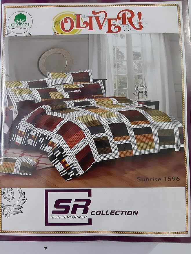 OLIVER Double Bed Sheets Amazon.in Home & Kitchen