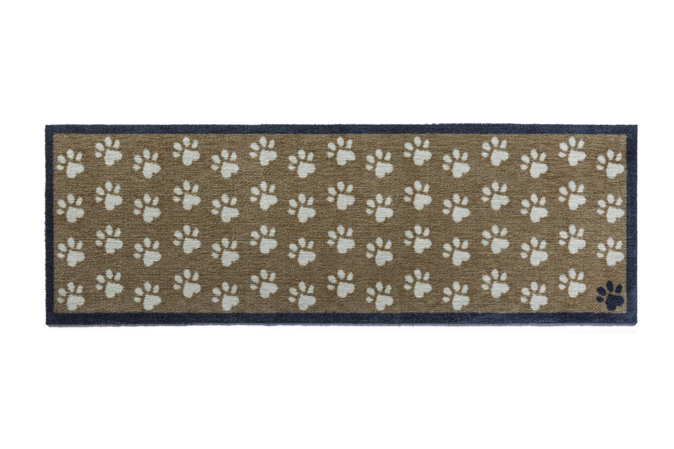 Howler & Scratch 44035 Mat Khaki Small Paws 50x150cm