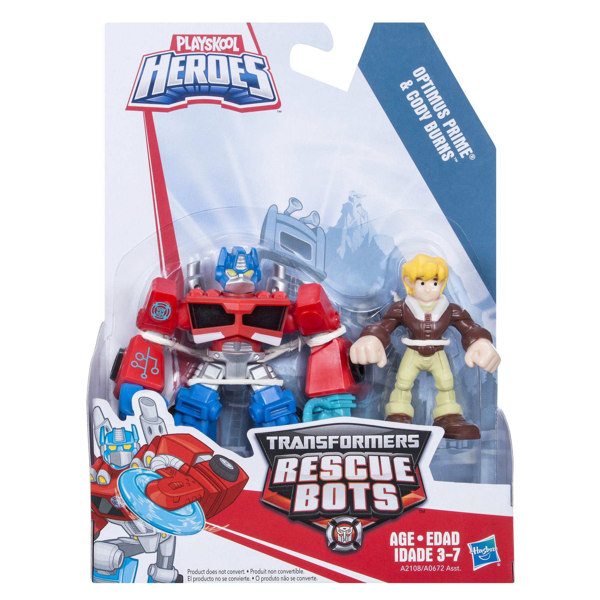 Playskool Heroes Transformers Rescue Bots Optimus Prime And Cody