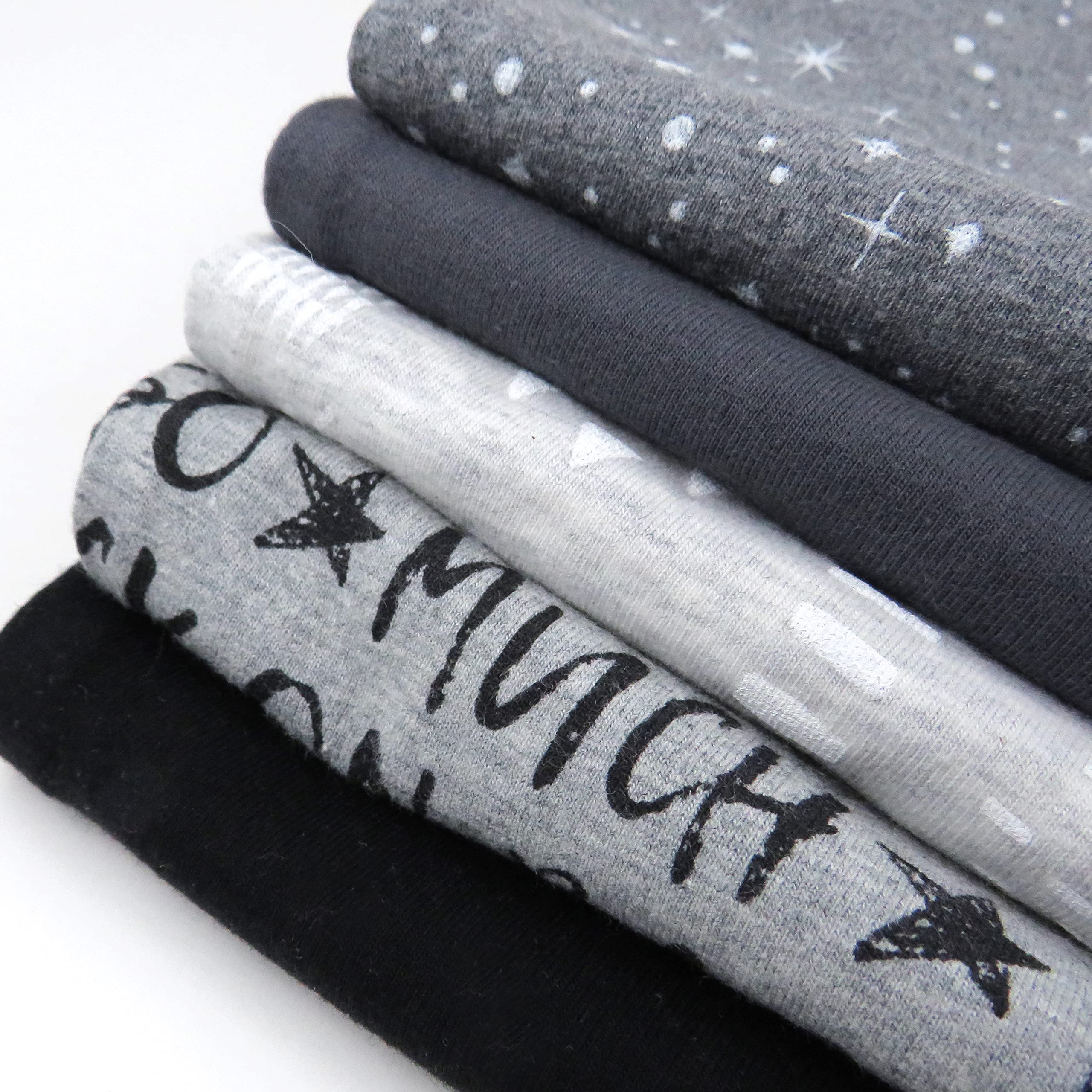 HonestBaby Dziewczęce wielopak legginsy skinny, rozkloszowane i bojówki, bawełna organiczna, dla niemowląt, małych dzieci, wzór Play, 3T (5 sztuk)