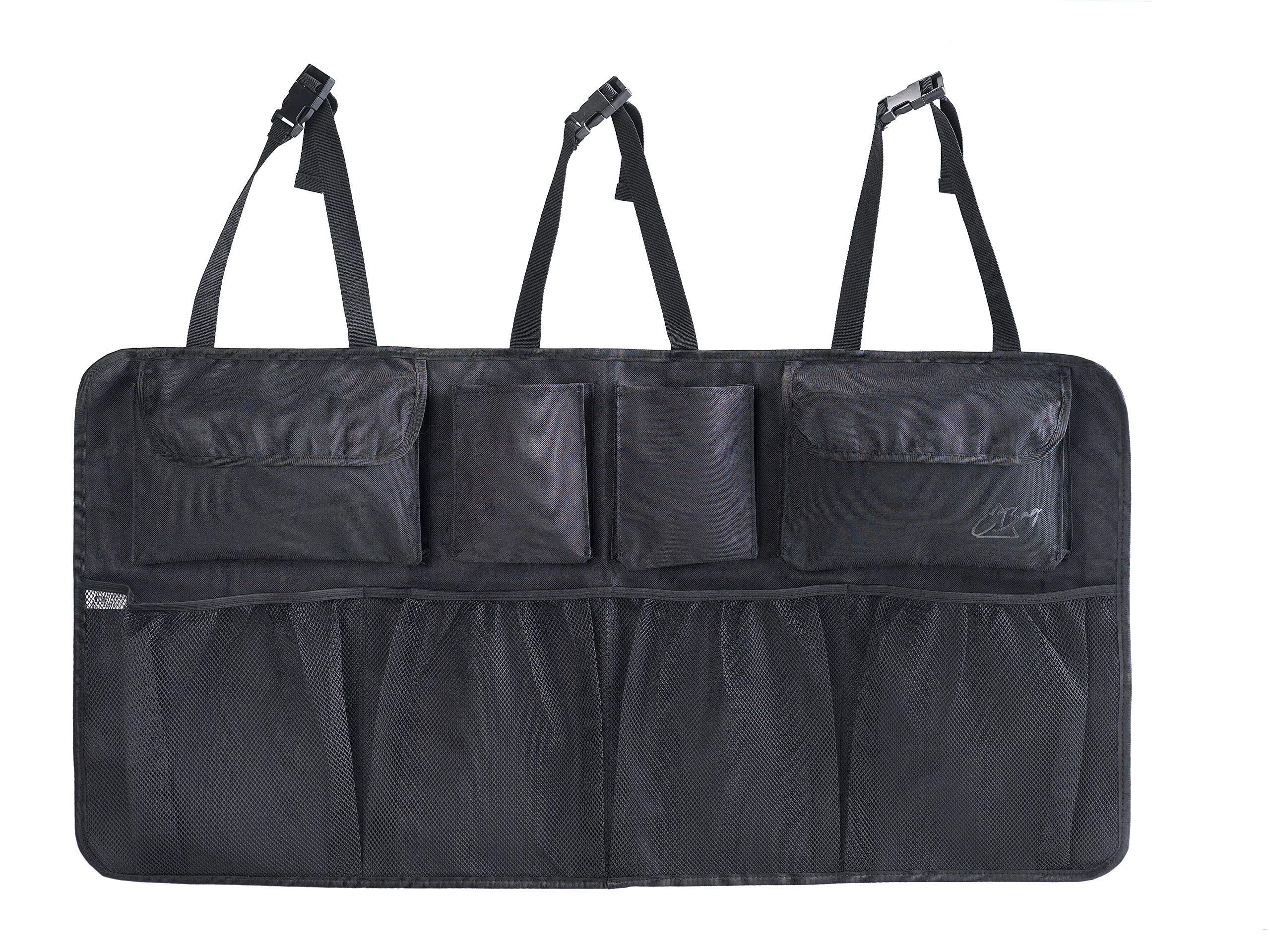 Cbag Black - Boot Organiser, Storage For Hanging On The Back Seat (Black)
